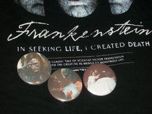 Load image into Gallery viewer, 𝕱𝖗𝖆𝖓𝖐𝖊𝖓𝖘𝖙𝖊𝖎𝖓 𝖇𝖚𝖙𝖙𝖔𝖓 𝖕𝖎𝖓𝖘 🍁🫀🖤
